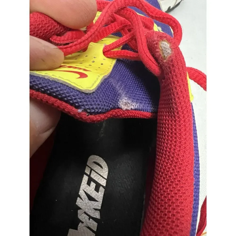 Nike ID Shox Shoes Womens Size 9.5 purp/red/yel. 898281-992